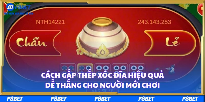 Cách Gấp Thếp Xóc Đĩa Hiệu Quả, Dễ Thắng Cho Người Mới Chơi